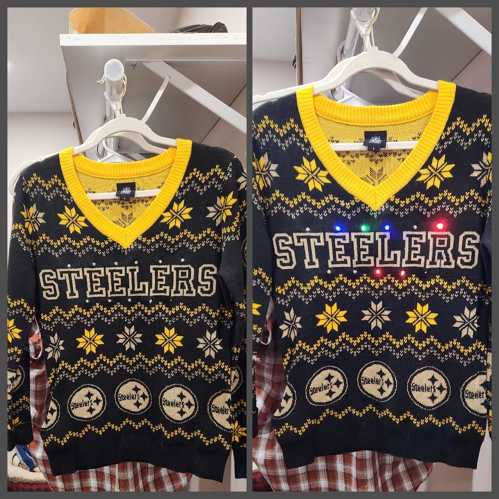 NFL Steelers Light Up Sweater